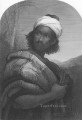 Jefe moro 1879 grabado por Goodeve Prerrafaelita John Everett Millais